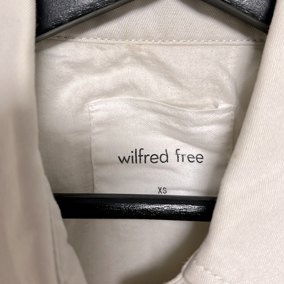 Aritzia Wilfred cream zenith chore jacket sz xs xsmall preloved - Picture 3 of 5